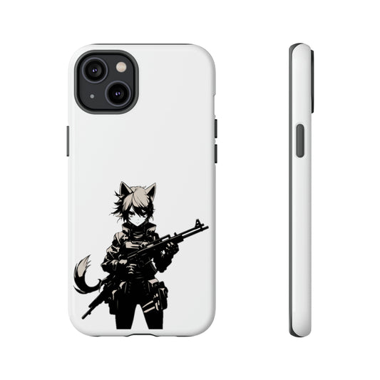 Fox-Girl soldier phone case